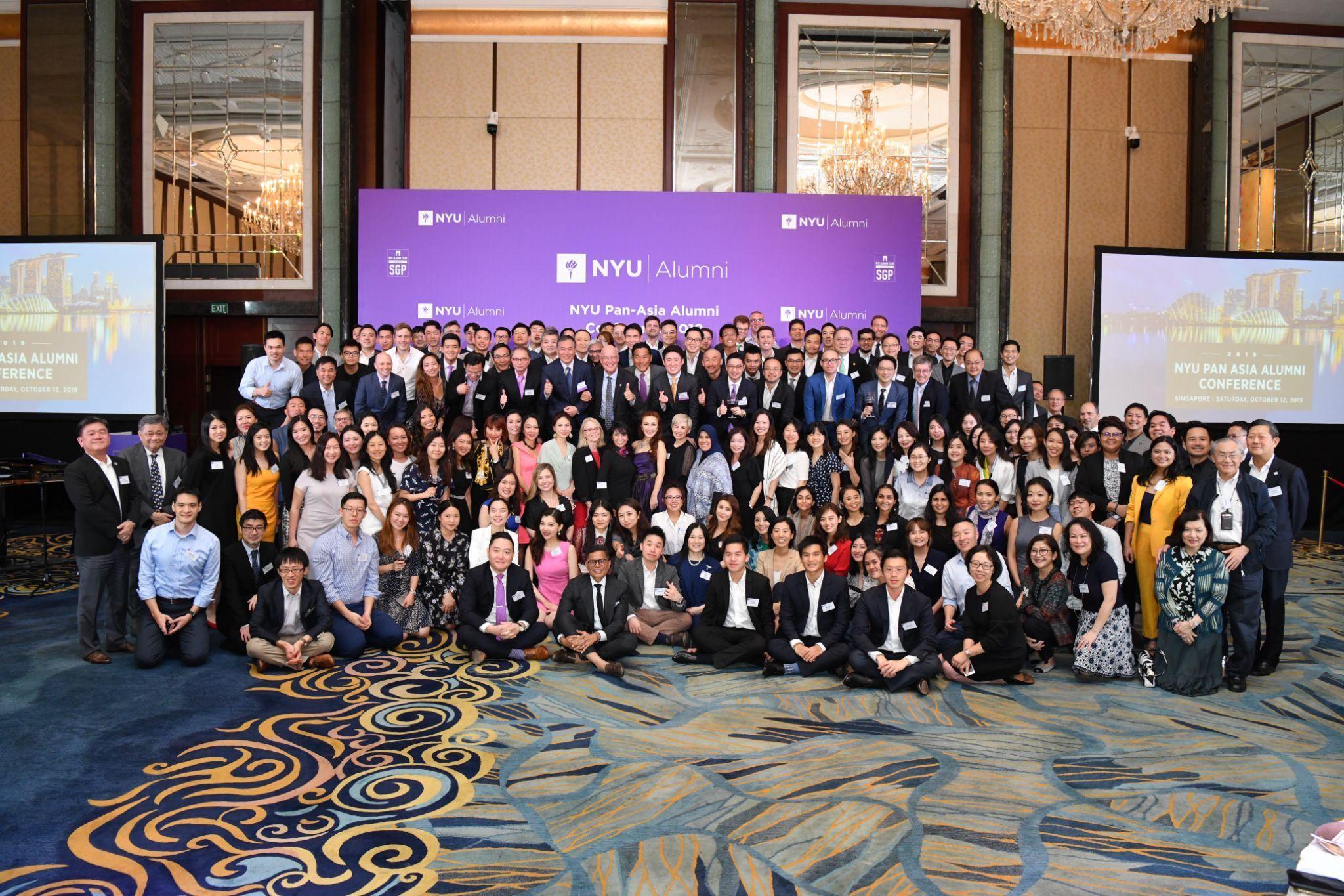 Attendees of the 2019 NYU Pan-Asia Alumni Conference in Singapore