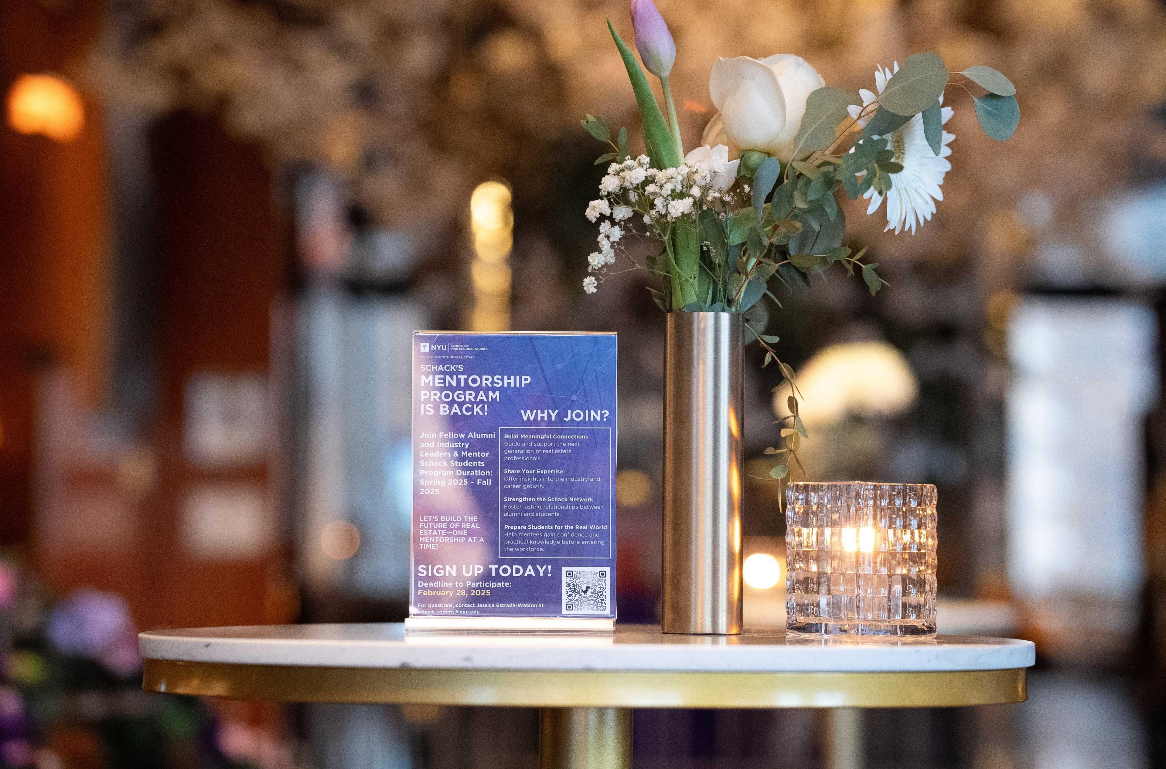 mentorship program tablescape
