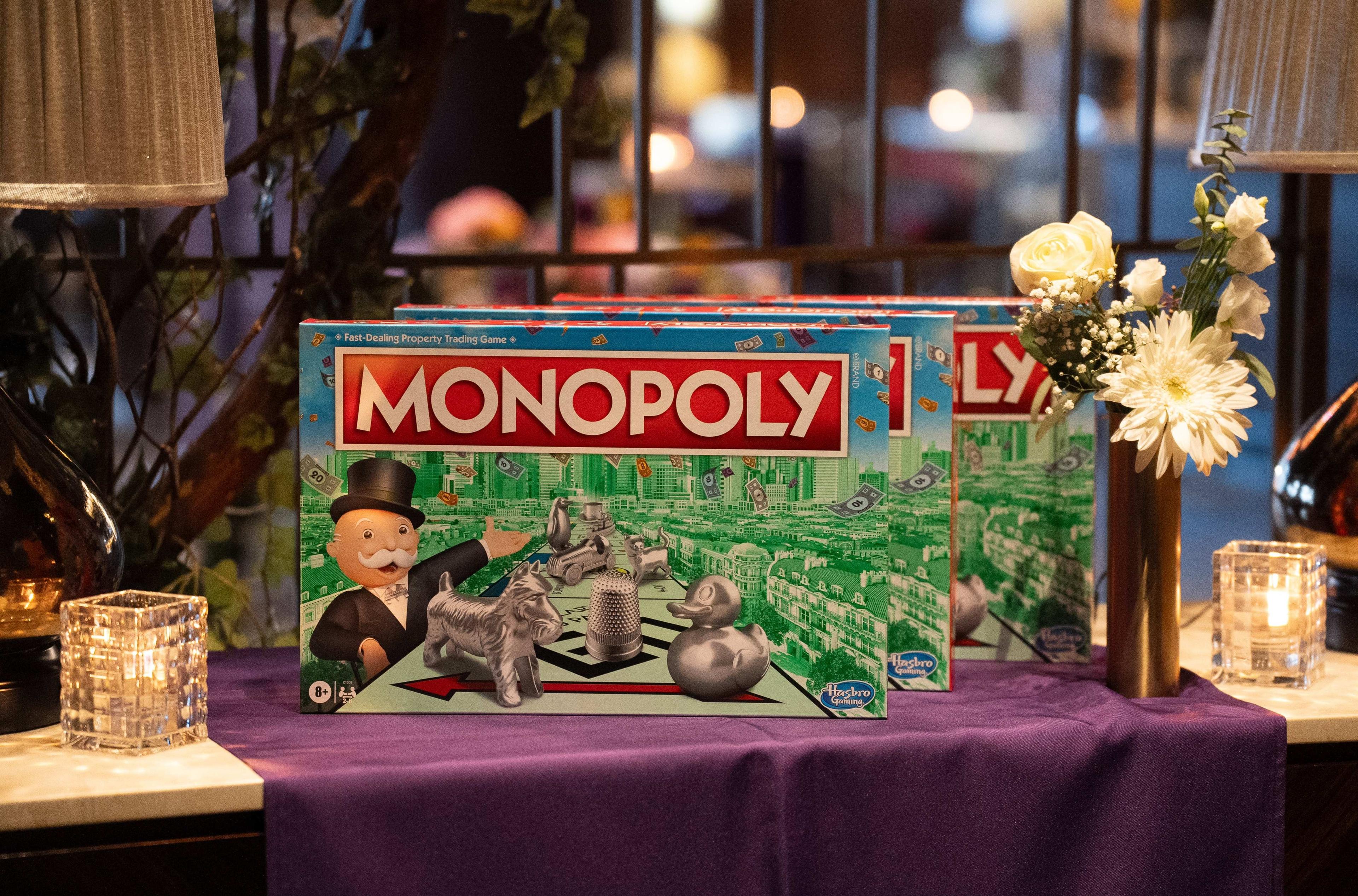 Monopoly Game Board Tablescape