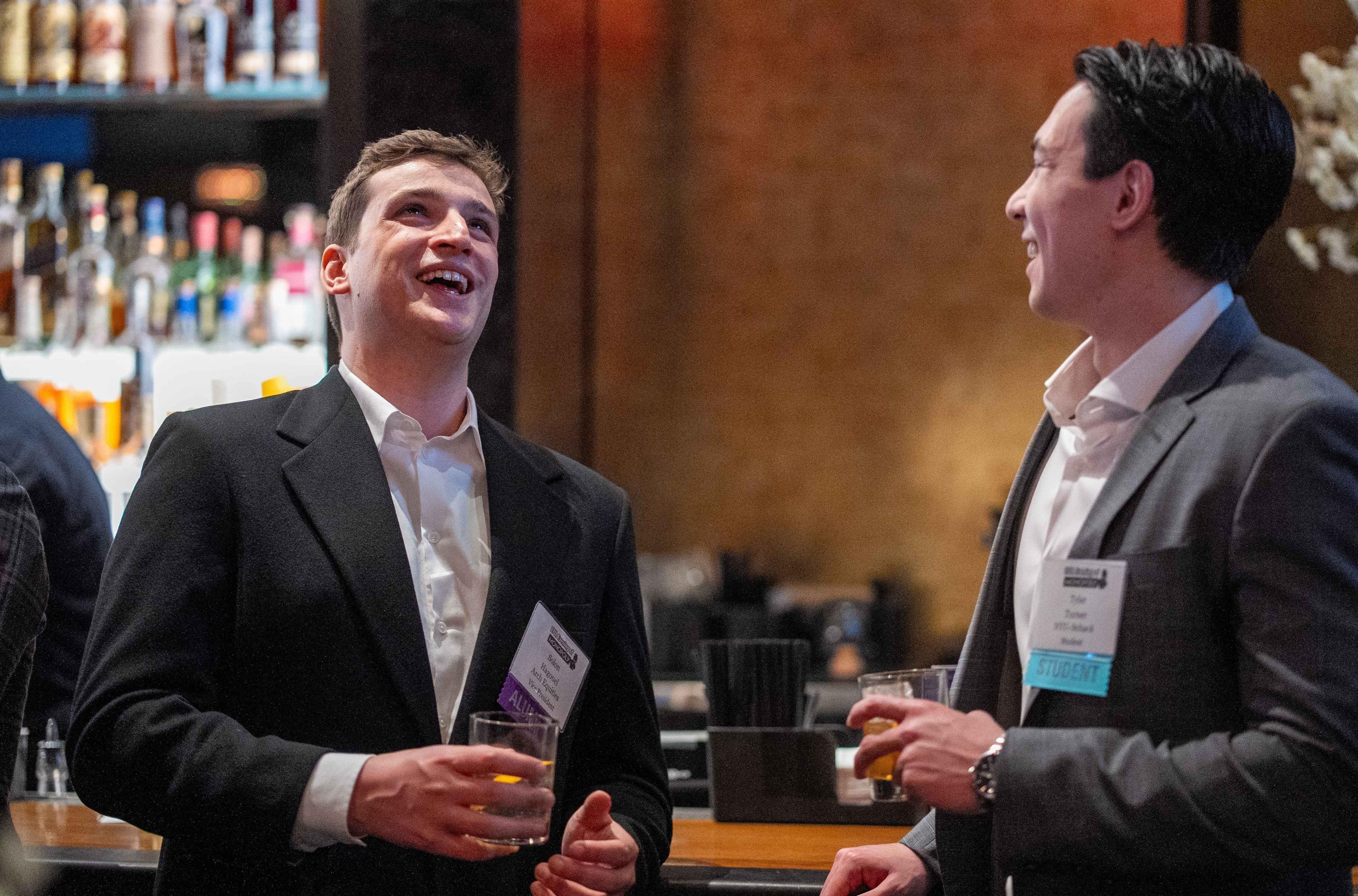 Guests laughing at Monopoly Night 2025